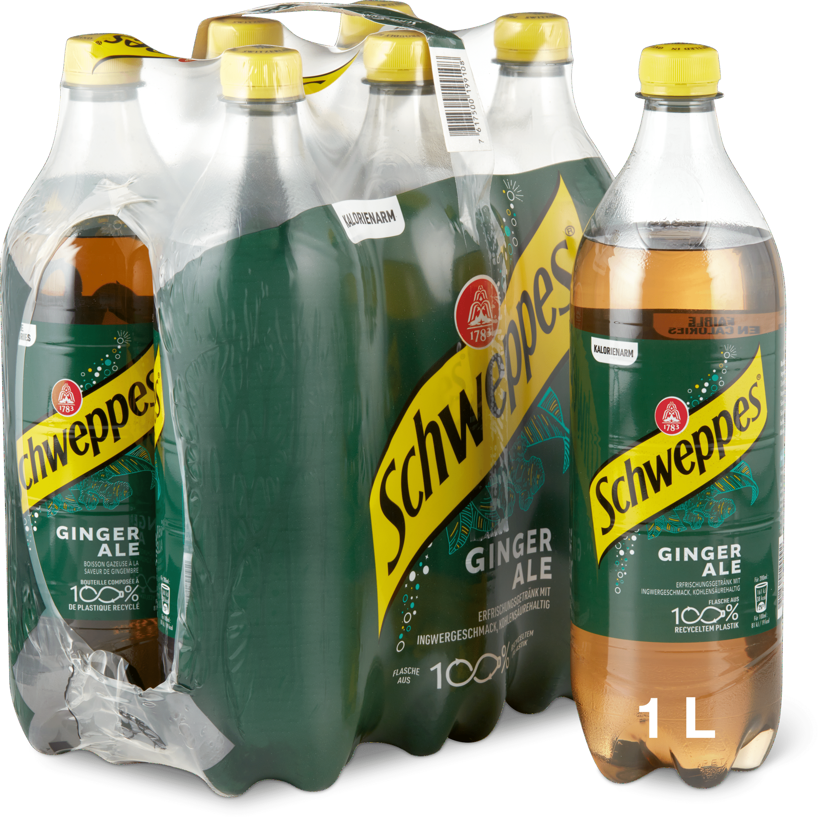 Schweppes Ginger Ale kalorienarm, mit Ingwergeschmack