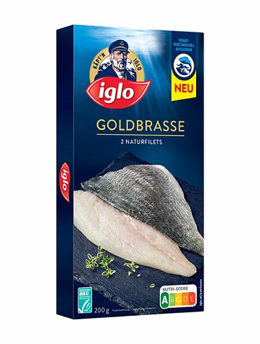 Iglo Käpt'n ASC Goldbrasse Naturfilets 2 Stück